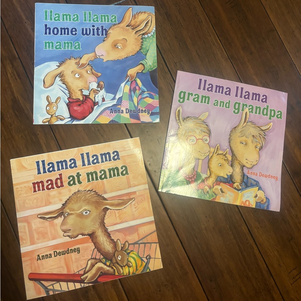 Lot of 3 paperback llama llama kids books by Anna dewdney